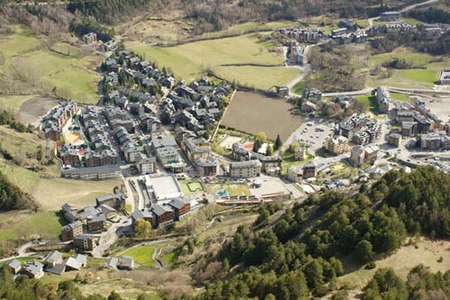 Vista parcial de Ordino, Andorra