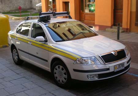 Taxi en el Principado de Andorra